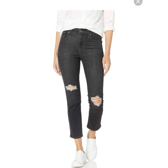 Levi's Denim - Levi’s 724 high- rise straight cropped jeans 28